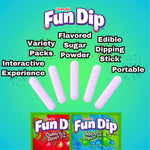 Close up of Gaudum Fun Dip packaging and included sticker