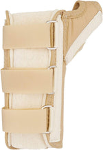 Rolyan beige wrist spica splint packaging view