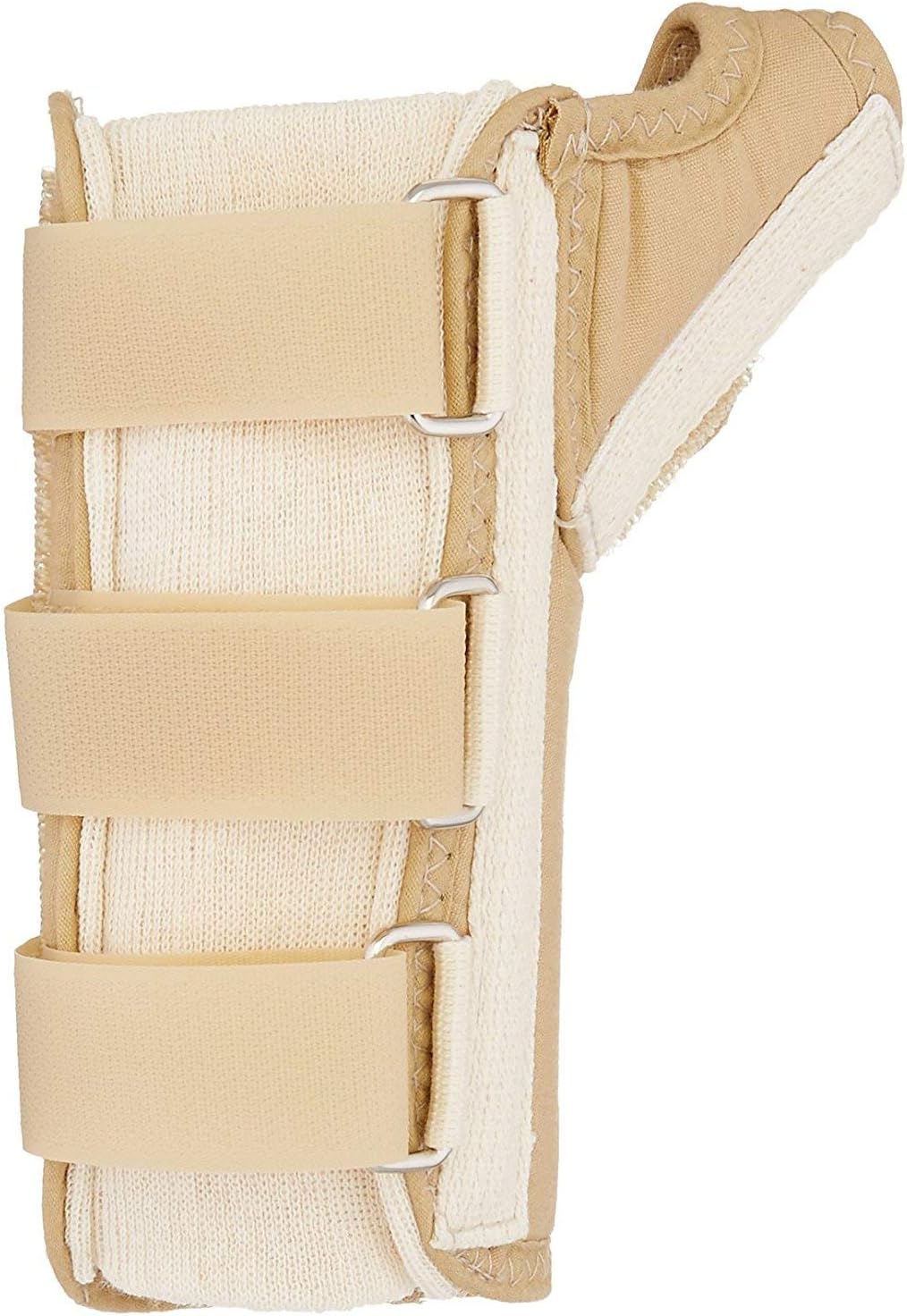 Rolyan beige wrist spica splint packaging view
