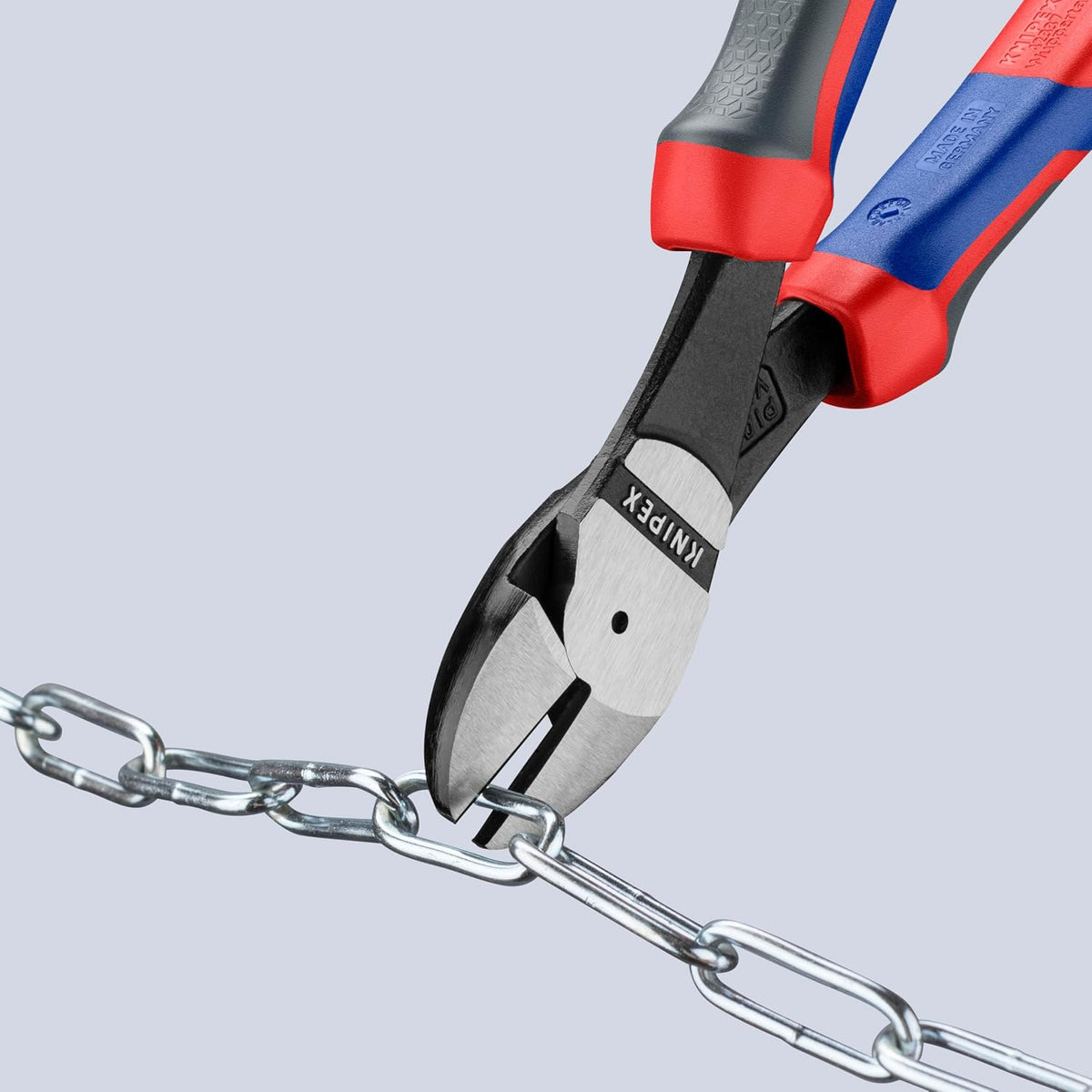Knipex high leverage wire cutters precision cutting edge display