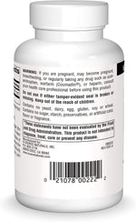 Source Naturals N-A-G supplement facts label showing ingredients