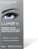 LUMIFY Redness Reliever Eye Drops, for Whiter & Brighter Looking Eyes, 0.08 Fl Oz ((Pack of 2)) - Image 3
