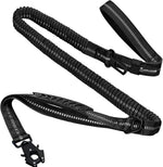 Heavy Duty Tactical Dog Leash, 4-6FT Shock Absorbing Tactical Leash with 2 Padded Handles, Metal Carabiner Clip,Car Seatbelt, Reflective Heavy Duty Leashes for Medium Large Dogs (Brown) - Image 14