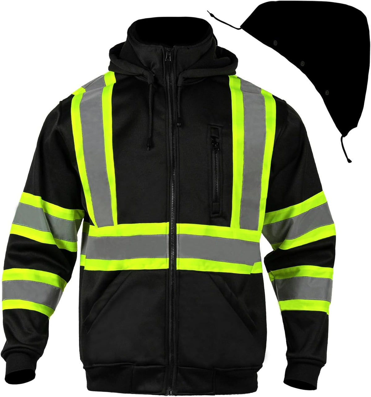 FONIRRA safety sweatshirt folded to show thermal micro-fleece texture