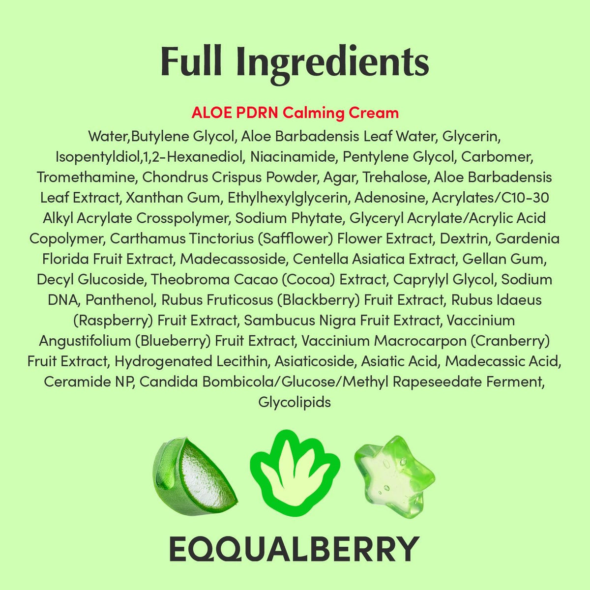 Eqqualberry facial moisturizer complete set view
