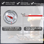 Xuhal meat thermometer 1 inch dial close up