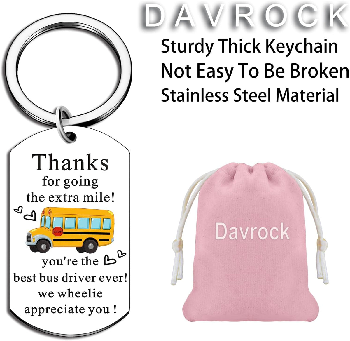 Davrock school bus driver gift packaging and presentation