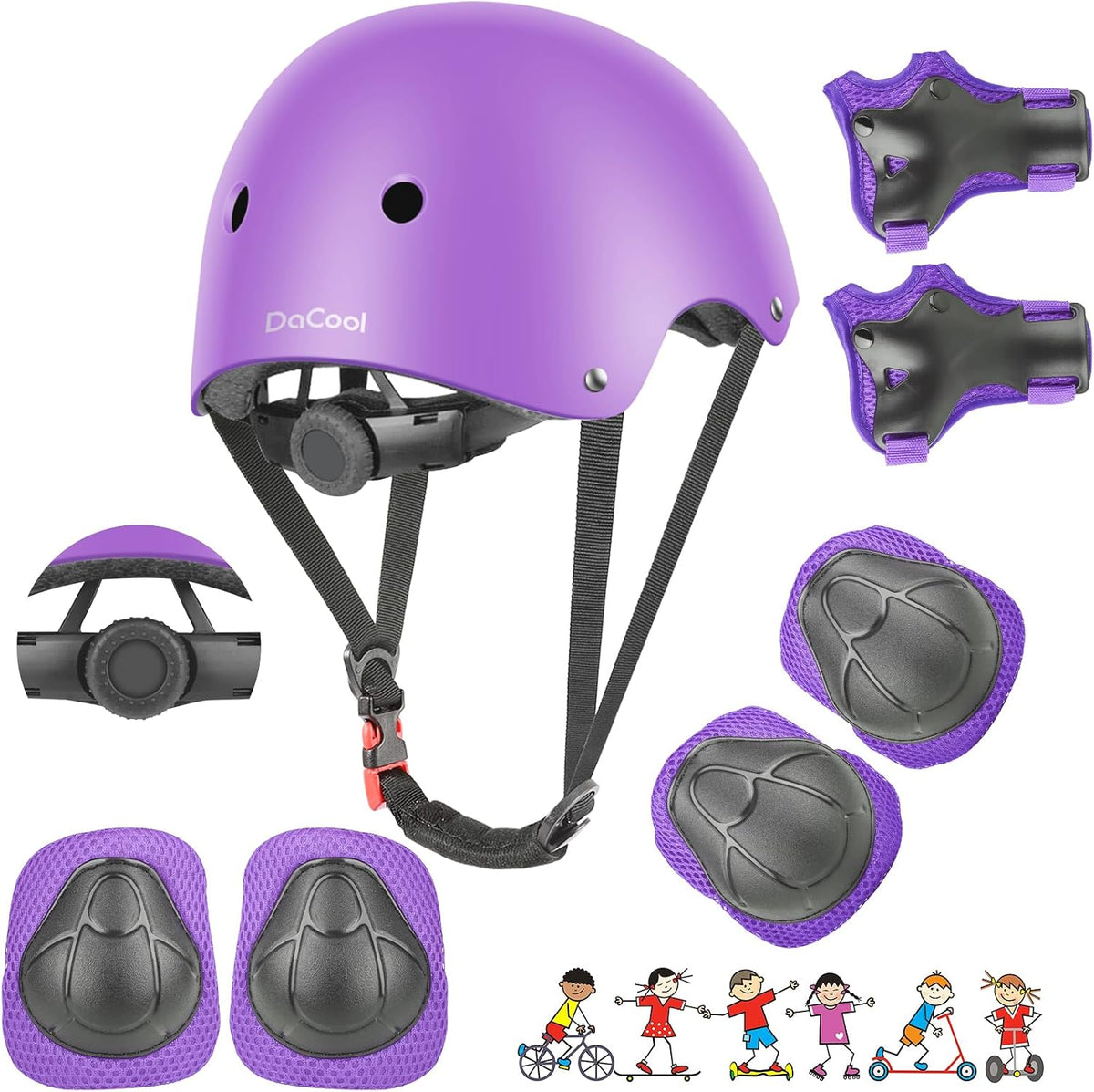 DaCool adjustable strap detail on kids pads