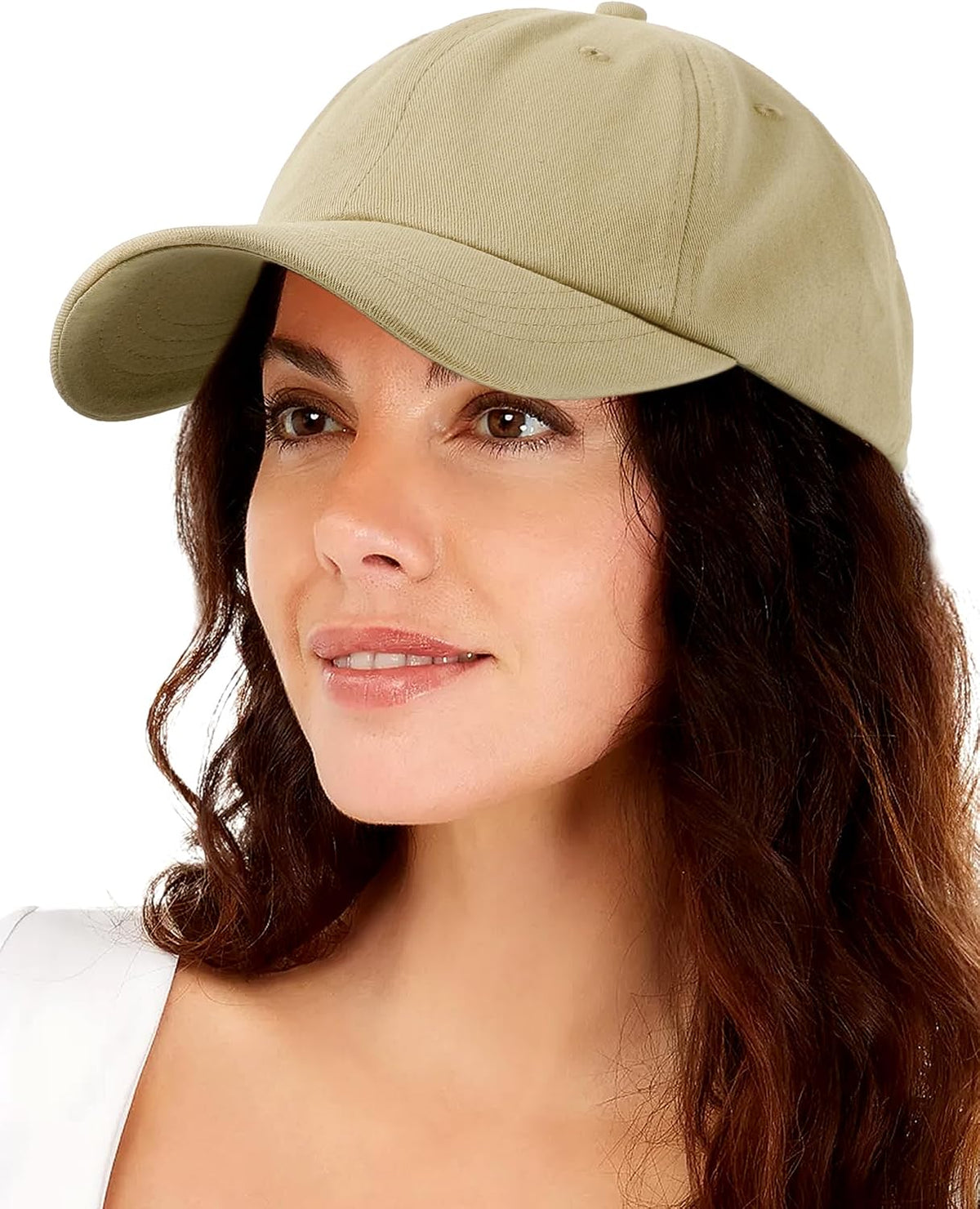 Lvaiz Womens Satin Lined Baseball Cap Washed Cotton Adjustable Dad Hat | Smooth Silk Lining, Unstructured Fit, Washed Cotton, Adjustable Closure, Vintage Style - Image 12