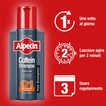 Alpecin energizing scalp shampoo back label instructions