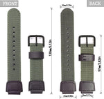XBHSW 18mm watch band buckle and clasp view