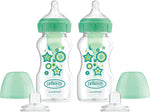 Dr. Brown's Wide-Neck Sippy Bottle Starter Kit, Green, 6m+ - Image 15