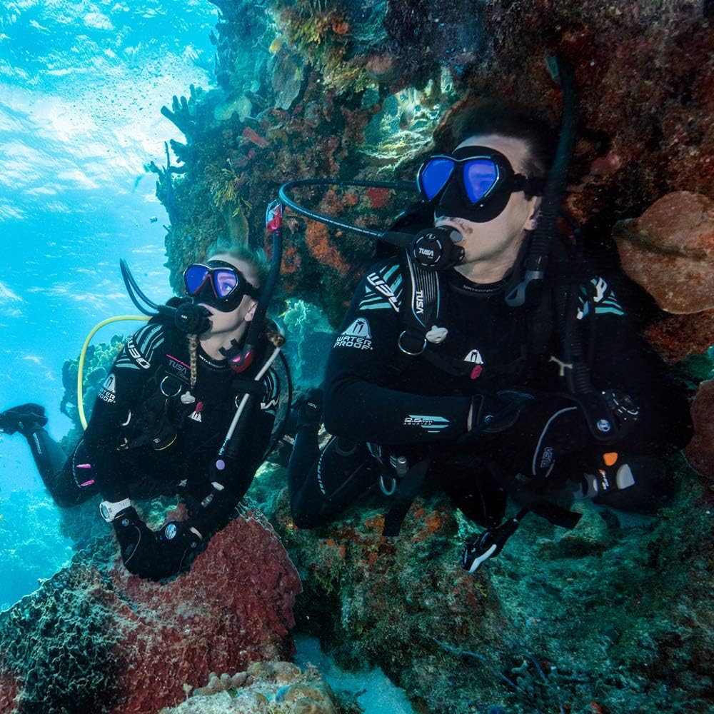 TUSA SP-0101 Hyperdry Elite II Scuba Diving Snorkel dry top mechanism