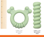 Nylabone sensory material dog toy side profile