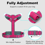 Plutus Pet high visibility safety harness for nighttime walks angled view