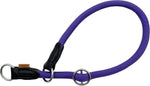 Braided Round Martingale Dog Collar, Training Collar with Slidable Stop Ring and Adjustable Stopper - Ideal for Medium Dogs (M(1/3") - 18" Long, Light Blue) - Image 11