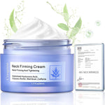 Loviton neck firming cream front view of authentic product jar