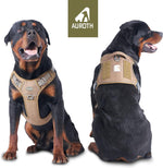 Auroth large dog tactical vest reflective strips