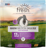 Blue Seal Home Fresh Show Hutch Deluxe 17 Rabbit Food 4.5 Pound front view packaging showing extruded pellets icon.