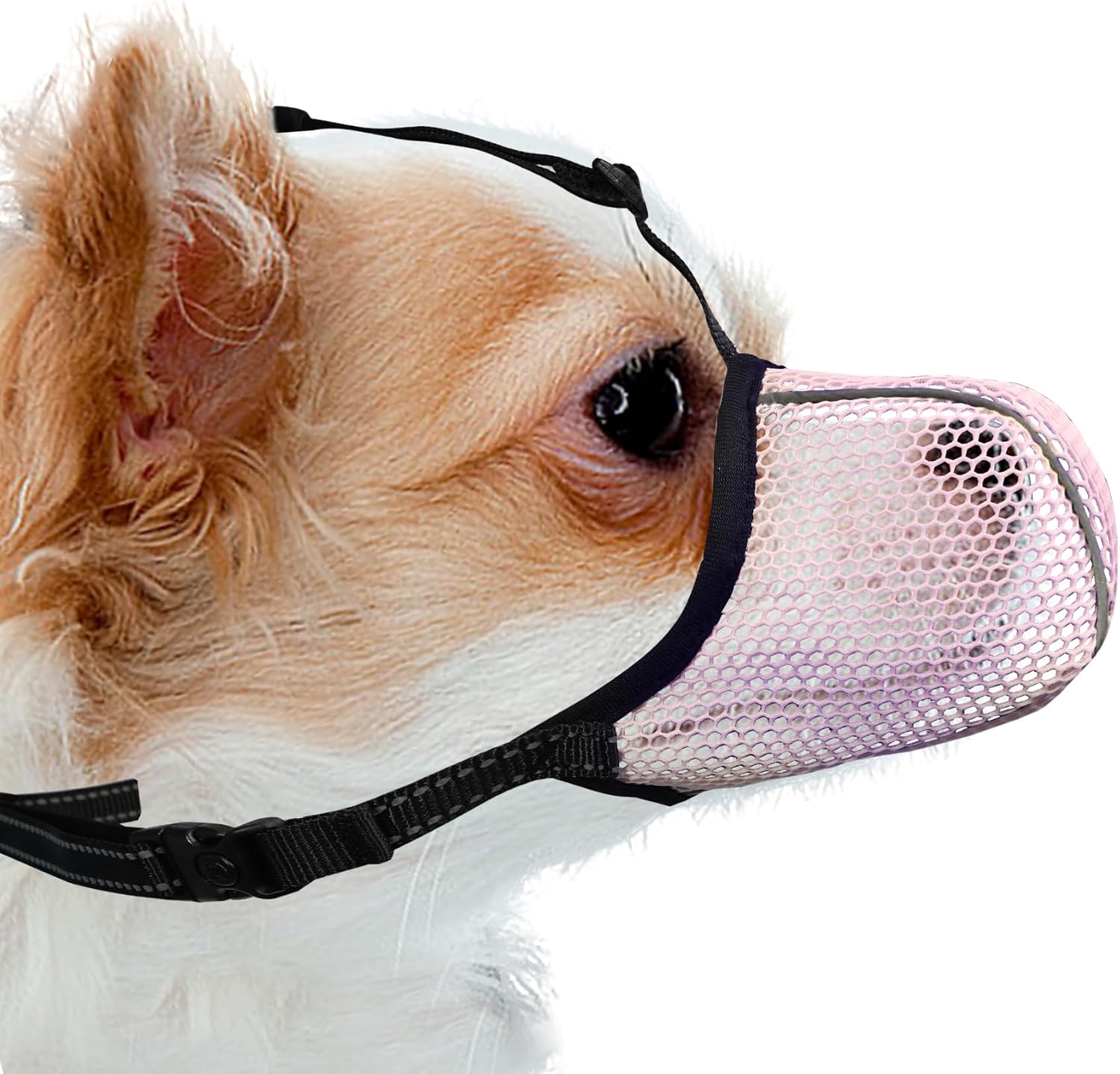 Joypaws breathable soft dog muzzle for extra small dogs front view