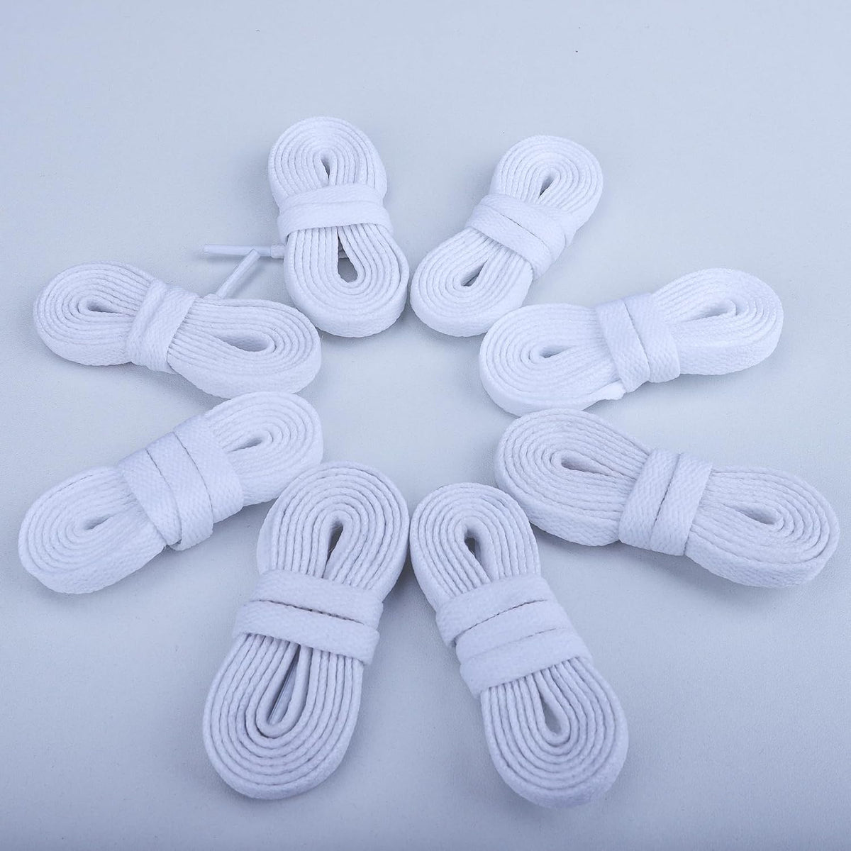Teskyer Shoe Laces for Sneakers, 4 Pairs Flat Shoelaces | Refresh Worn Sneakers, Strong Braided Polyester, 4 Pairs Value Pack, Multiple Lengths & Colors Available - Image 9