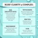 Bliss BHA salicylic acid facial toner serum and exfoliating face cleanser duo