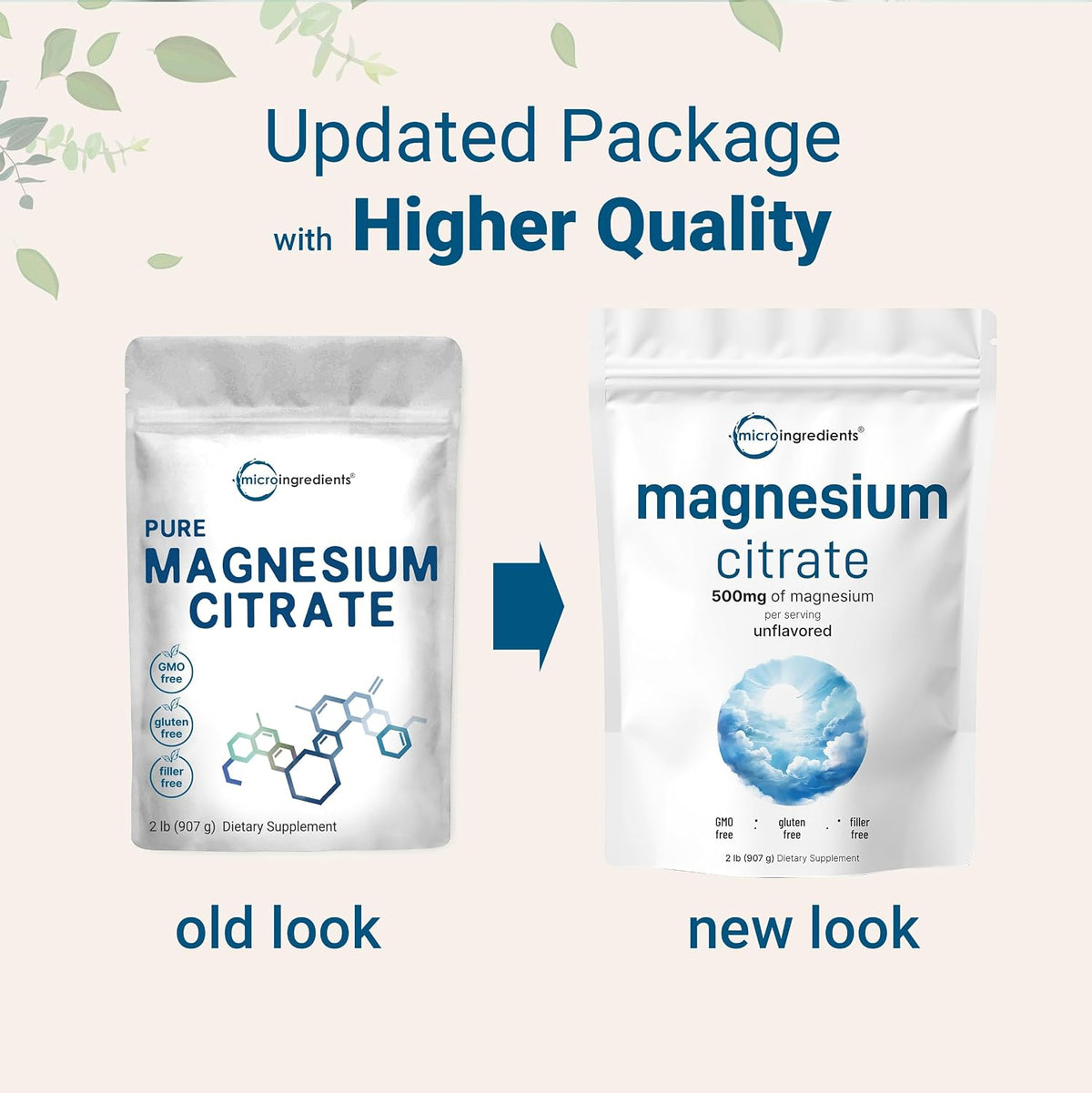 Micro Ingredients magnesium citrate powder serving size scoop view