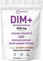 Micro Ingredients DIM Plus Supplement front view pouch