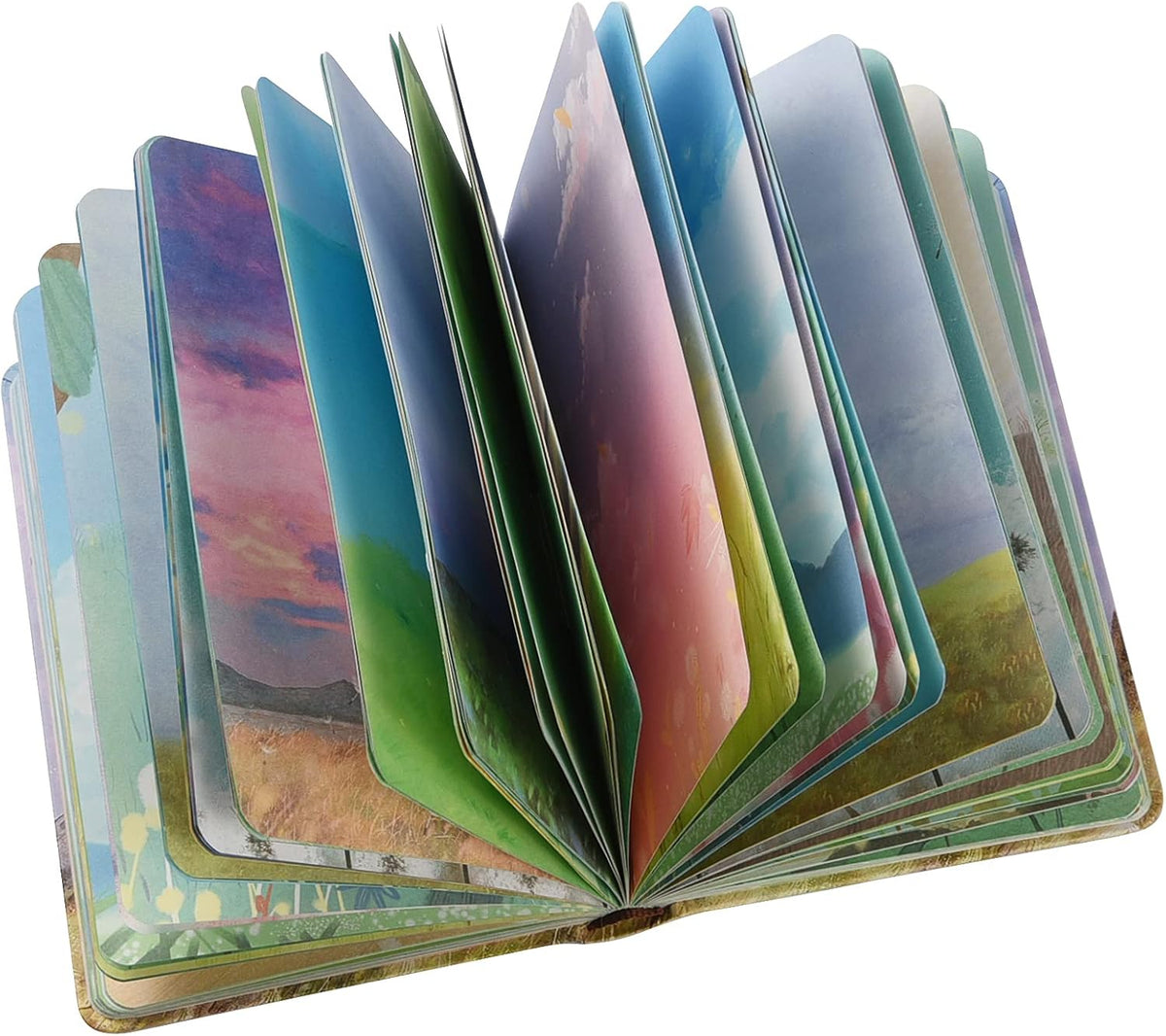 Asten colorful blank journal front view with hello future cover
