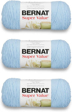 Bernat Super Value Sky Yarn front view packaging