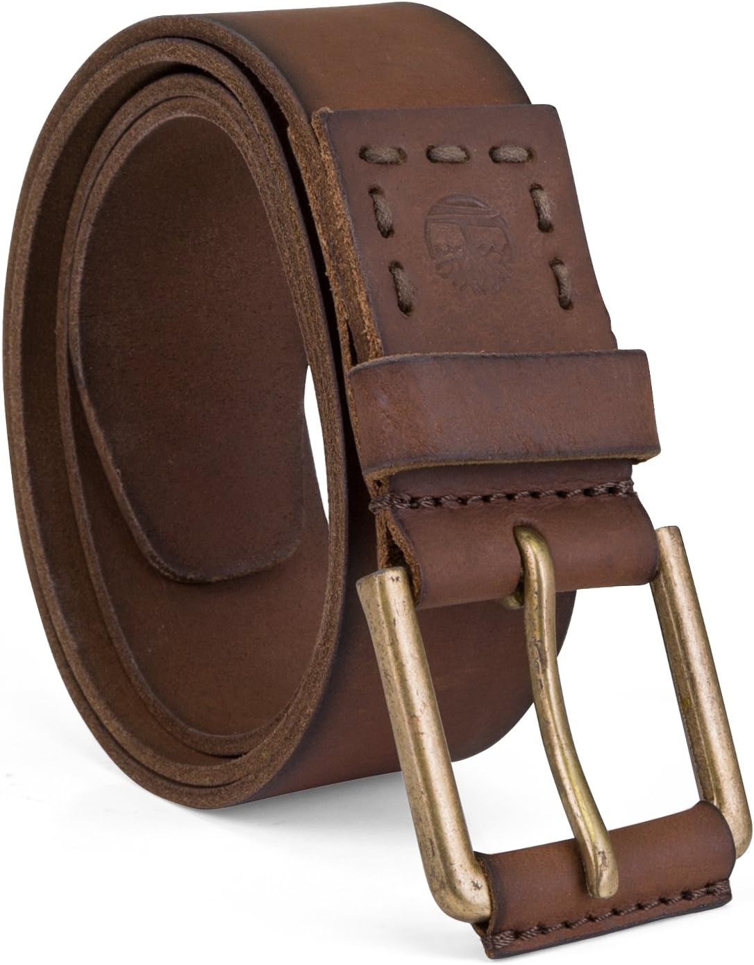 Timberland men casual classic everyday leather belt front view
