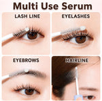 Etude lash serum being applied from root to tip