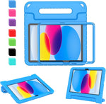 AVAWO kids case for iPad front view showing built-in screen protector