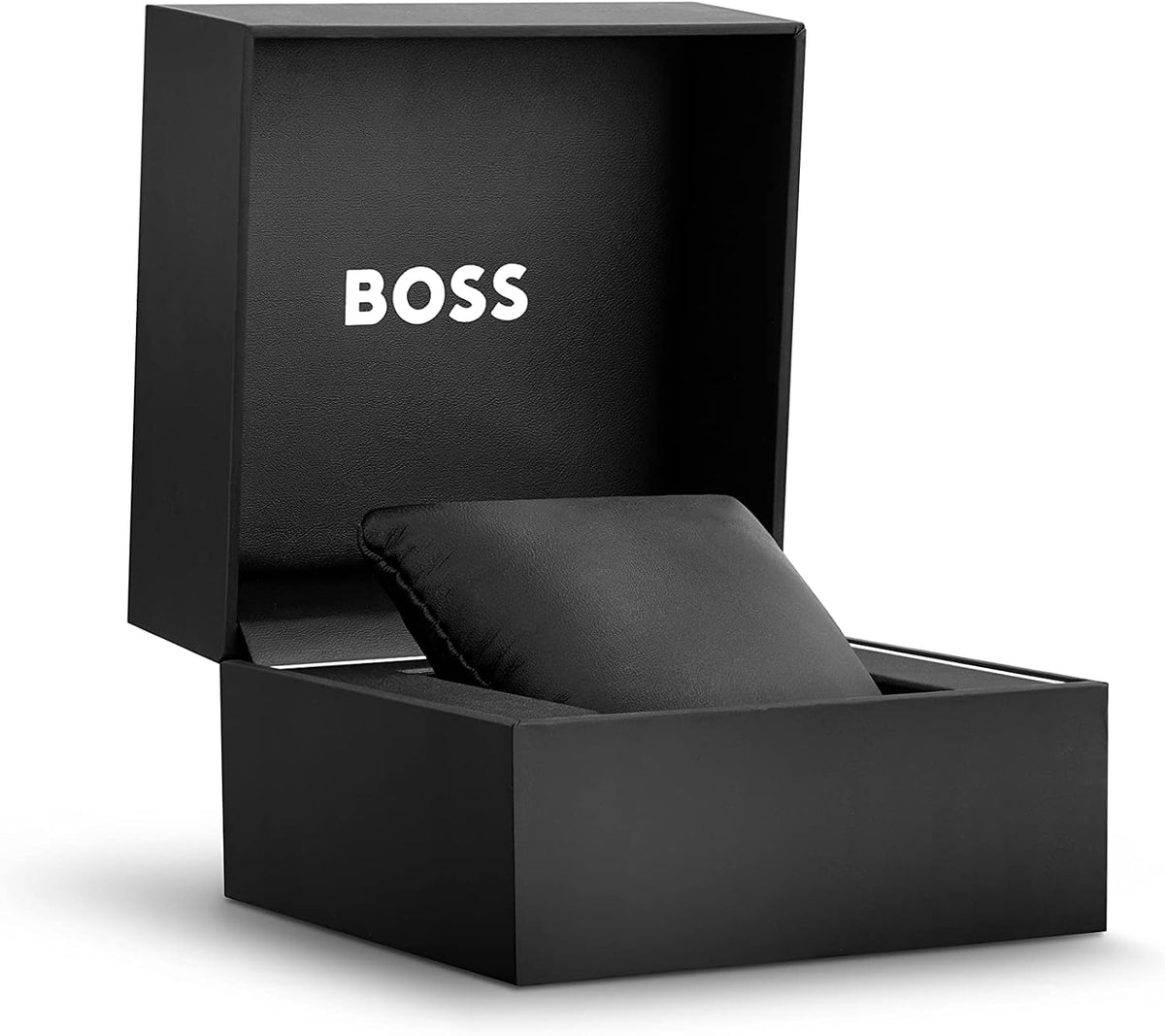 BOSS Candor men's watch angled view with date indicator