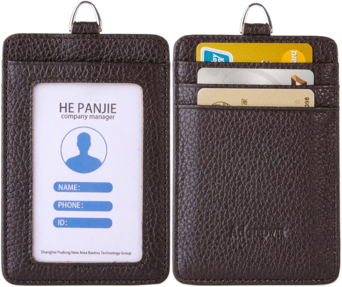 Adenpvn soft leather ID case middle compartment pocket
