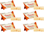 Close-up of premium El Almendro Spanish Turron Duro candy bar showing roasted almonds.