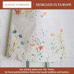 Maison d Hermine kitchen apron watercolor floral print