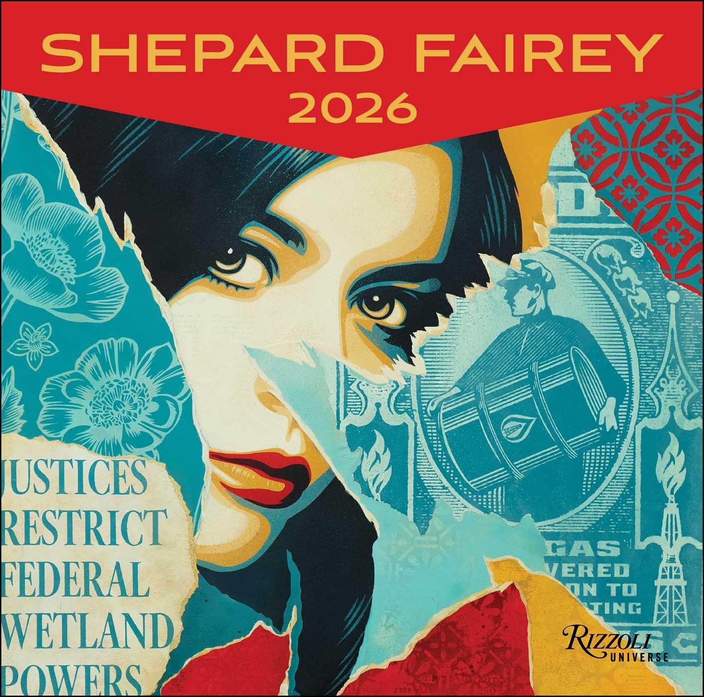 Shepard Fairey 2026 Wall Calendar - Image 1