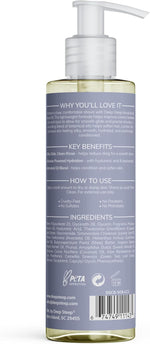 Deep Steep moisturizing shave oil texture and silky glide demonstration
