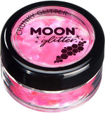 Moon Glitter Iridescent Chunky Glitter 100% Cosmetic Glitter for Face, Body, Nails, Hair and Lips - 0.10oz - Green - Image 9