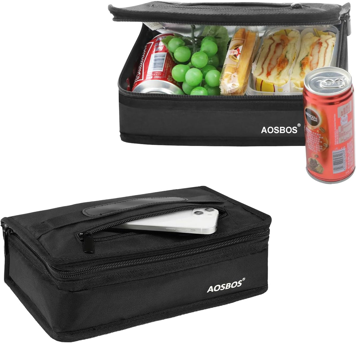 Aosbos Small Insulated Lunch Bag,Compact Lunch Box For Work & Office - Image 13