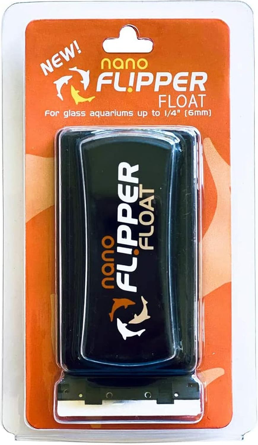 Flipper cleaner float front view of the magnetic aquarium tool