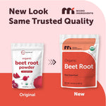 Micro Ingredients organic beet root powder bulk pouch nutrition label