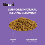Imported USA premium Mazuri aquatic turtle food packaging details
