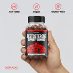 Side view of Dorado Nutrition testosterone booster bottle