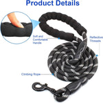 Ergonomic soft sponge handle grip of the MingXpets double dog leash
