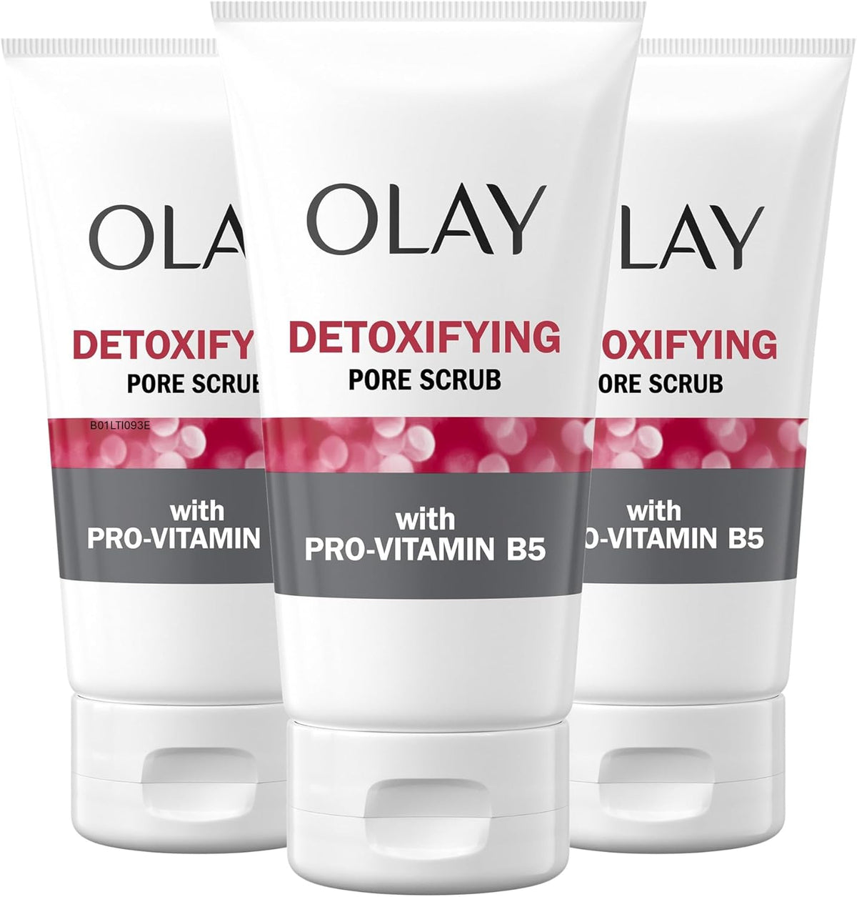 Olay Regenerist Detoxifying Pore Scrub face cleanser front view for exfoliating skincare routine