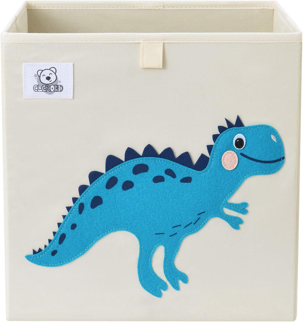 13 Inch Animal Cube Storage Bins, Foldable Fabric Kids Toy Box & Toy Chest | Kids Storage Cubes, Toy Storage Organizer Basket for Toddlers, Boys and Girls, Playroom and Nursery (Bear) - Image 14
