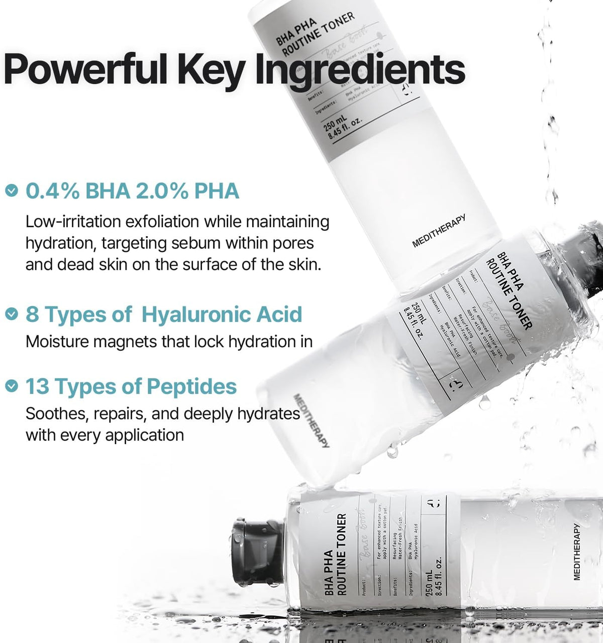 Meditherapy skincare routine toner for smooth skin