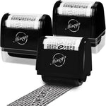 Miseyo Wide Roller Stamp Identity Theft Stamp 1.5 Inch Perfect for Privacy Protection - Yellow - Image 13